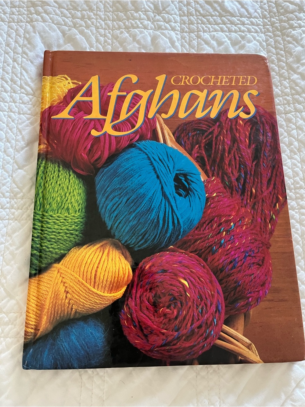 Crocheted Afghans Book - Multicolor Yarn Inspiration